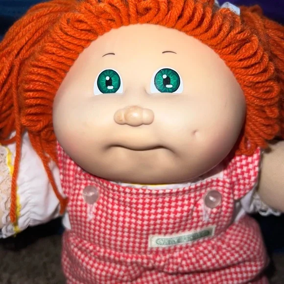 Rare vintage Jesmar Cabbage Patch Kids Doll W/original Overall/diaper - Picture 2 of 6